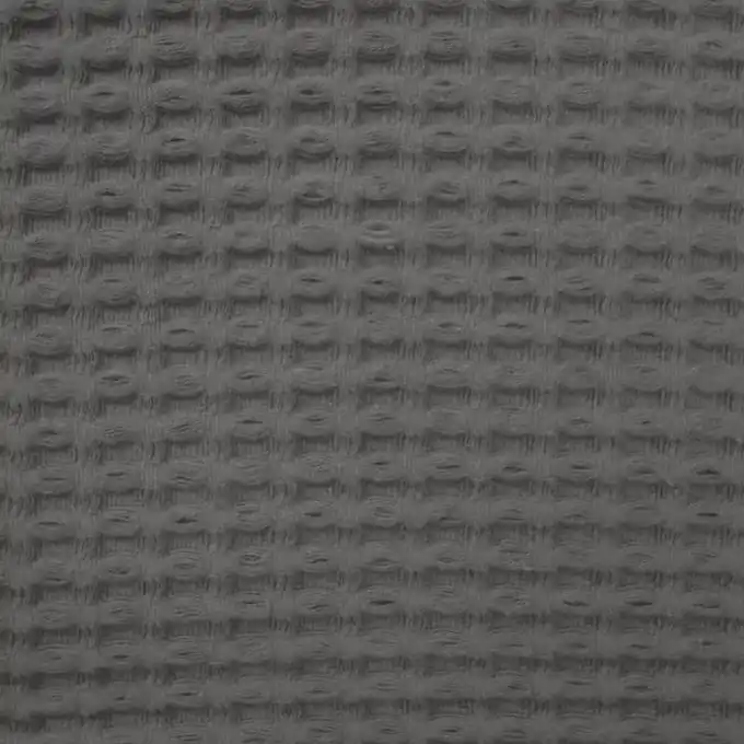 Zertifiziert Baumwollfrottee großes Muster anthrazit