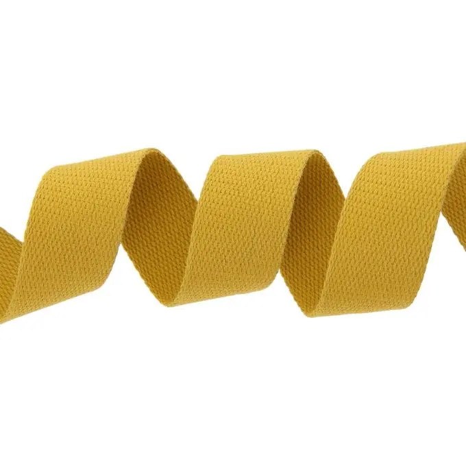Gurtband Senfgelb 23 mm Neue Kollektion
