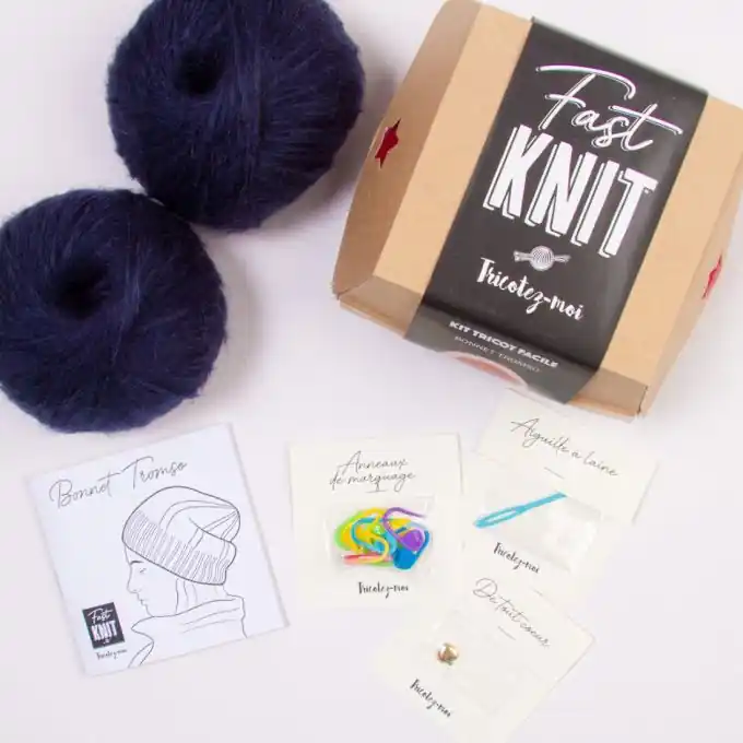 Personalisierte Trendmütze mit Babyalpaka und Seide Zertifiziert