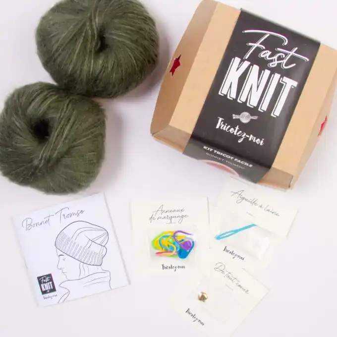 Personalisierte trendige Mütze mit Babyalpaka und Seide Schnäppchen