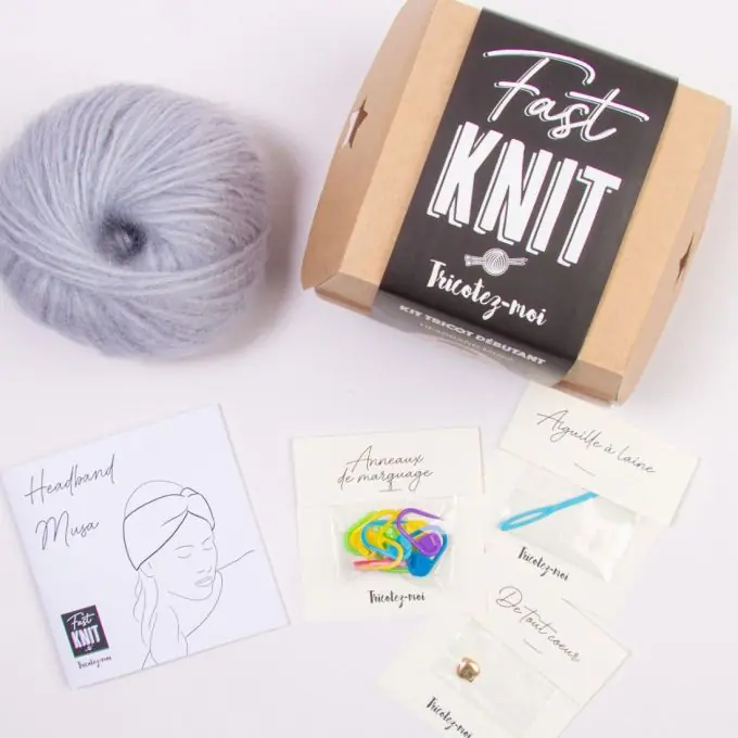 Komplettstrickset mit Mohair & Seide für trendige Accessoires Sofort Bestellen