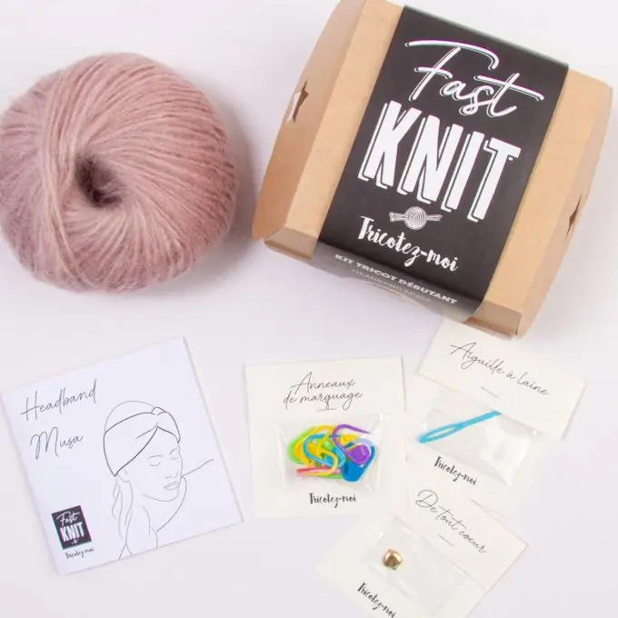 Komplettstrickset mit Mohair & Seide für personalisierte Accessoires Sonderangebot