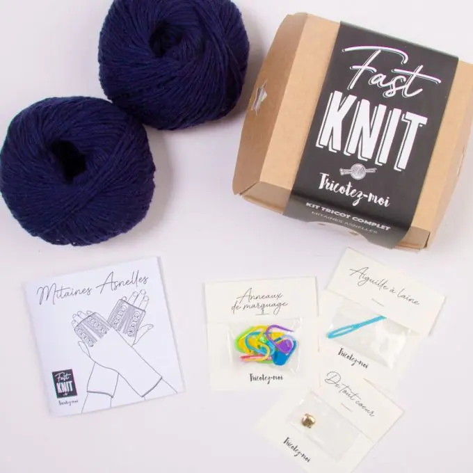 Tricotez-moi Komplettstrickset für trendige Handschuhe Sofort Bestellen