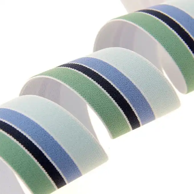 Gummiband Blau/Grün 40 mm Top-Seller