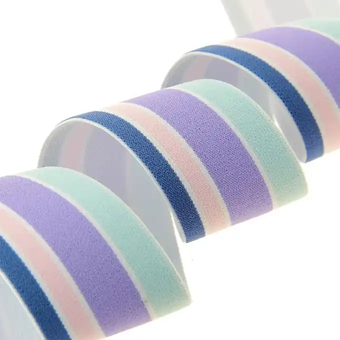 Jetzt Kaufen Gummiband Rosa/Violett/Blau 40 mm