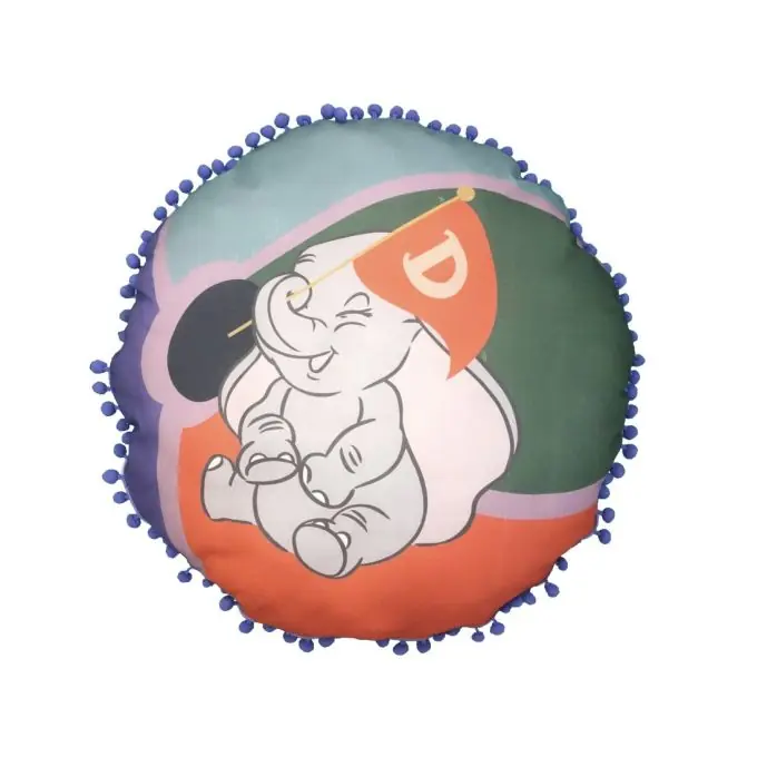 Ausverkauf Runder Dumbo Baby Baumwollkissen 45cm – Disney