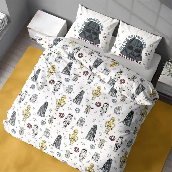 Disney Star Wars Bettwäscheset, OEKO-TEX, 140x200cm. Versand Am Gleichen Tag