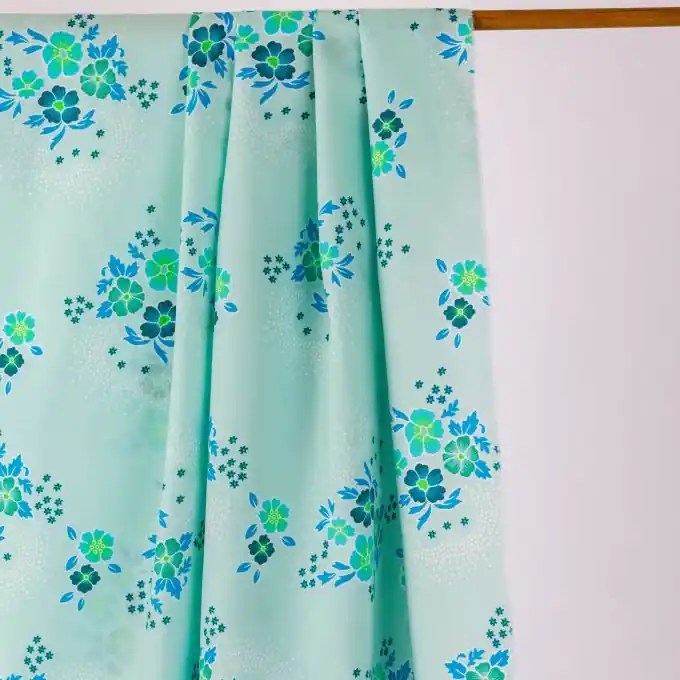 Popeline Baumwolle Folksy Opalin – Petit Pan Schnäppchen