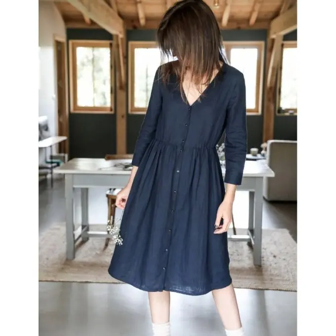 Schnittmuster für V-Ausschnitt-Bluse/Kleid mit Manschettenärmeln Billig