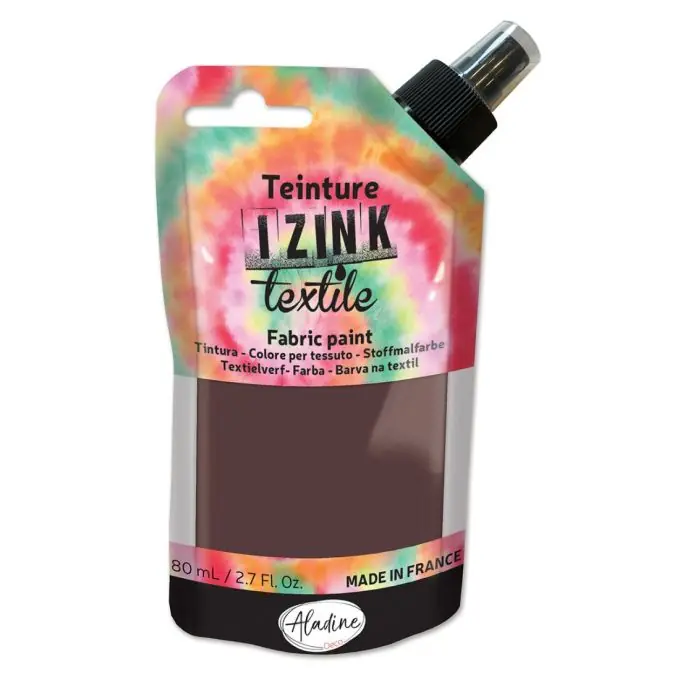 Textilfarbe 3D Izink Braun 80 ml Geprüft