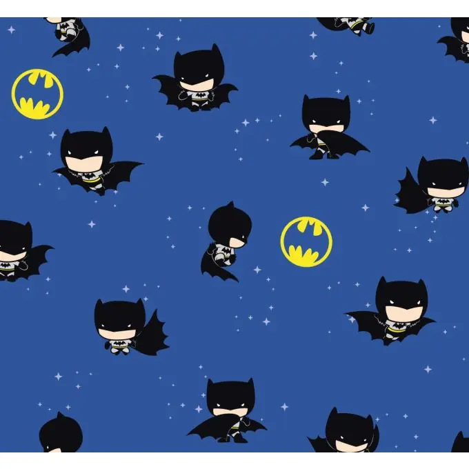 Top-Qualität Baumwollstoff Batman Nachtblau