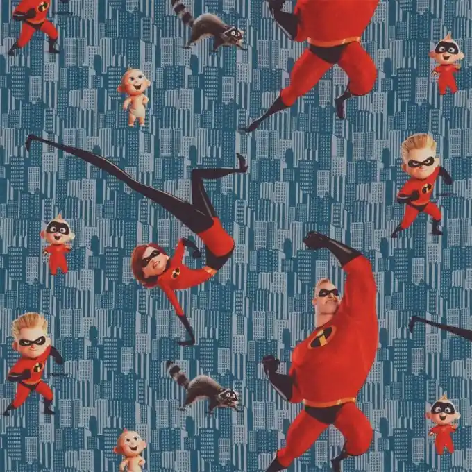 Baumwollstoff The Incredibles Grün – Disney Jetzt Zugreifen