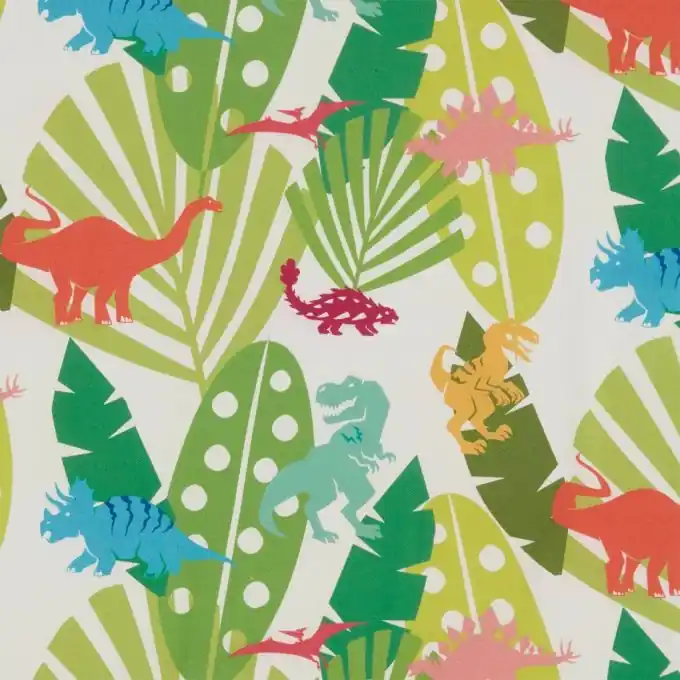 Baumwollstoff Jurassic Park Rosa/Blau Online Kaufen