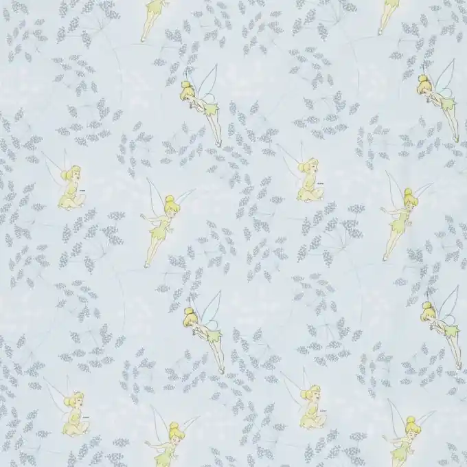Günstig Baumwollstoff Tinkerbell Blau – Disney