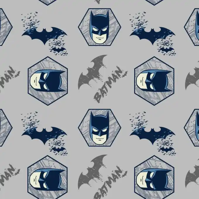 Garantierte Lieferung Baumwolle Batman Grau