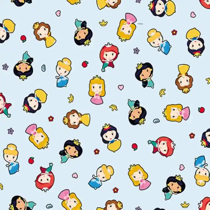 Kostenloser Versand Baumwollstoff Mini Prinzessinnen Disney – Disney