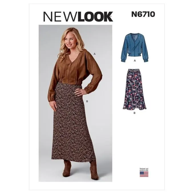Newlook Prinzessnähte Jacke mit Reißverschluss und Strickrock Gleich Bestellen