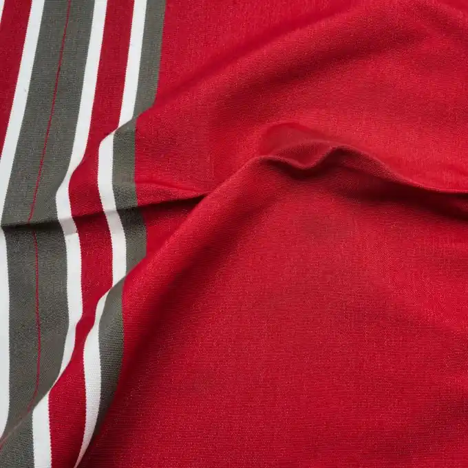 Preisreduziert Liegestuhlstoff Anti-UV Streifen Weiß/Blau/Rot 44 cm