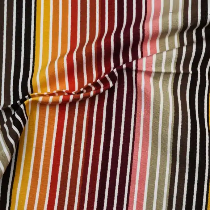 Liegestuhlstoff Anti-UV Streifen Rosa/Braun 44 cm Limited Edition