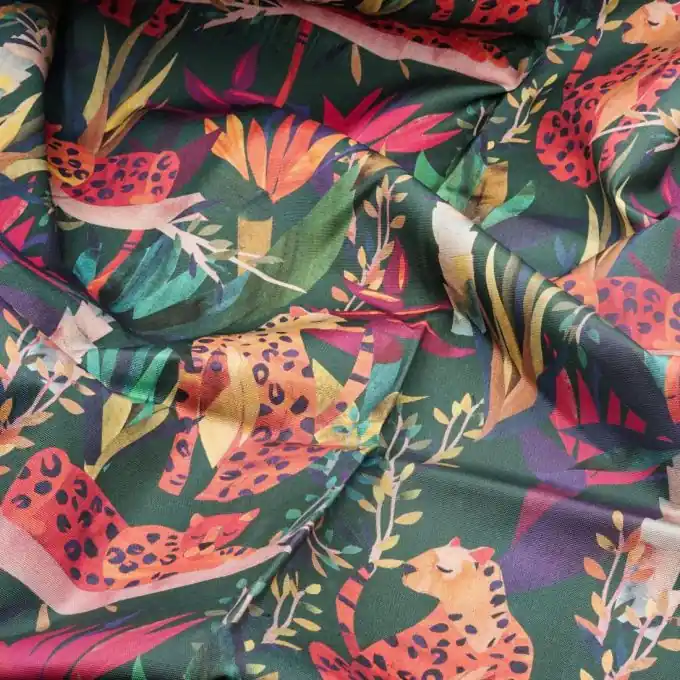 Outdoorstoff Dschungel Leopard wasserabweisend Teflon® 160cm Meistverkauft