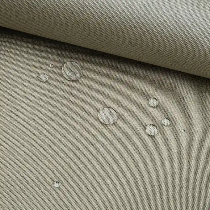 Kostenloser Versand Outdoorstoff Sunny wasserabweisend Teflon-Beschichtung Grau meliert