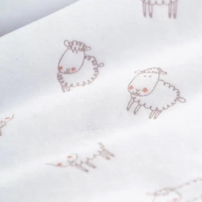 Velours-Frottee Schafe weiß Finale Aktion