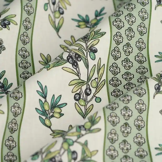 Provencestoff Garance Olivgrün Online Kaufen