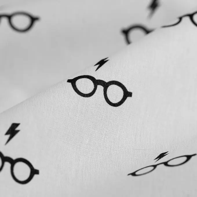 Cretonne-Stoff Harry Potter Gryffondor Gesichter Preisknaller