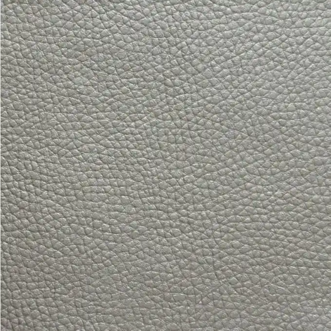Kunstleder Karia Silber Polsterstoff Preisknaller