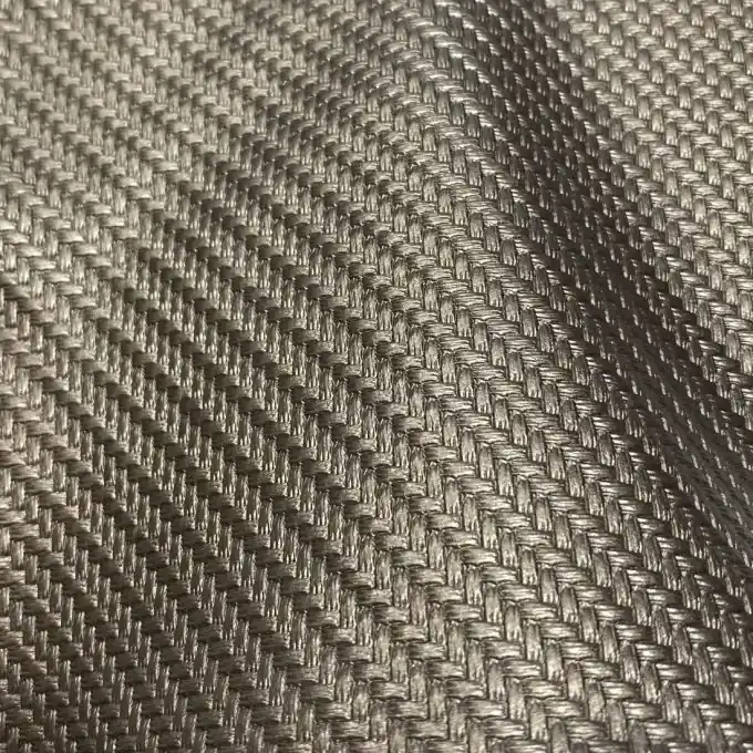 Kunstleder Taupe Geflochten 140cm – Öko-Tex Dekostoff Markenware