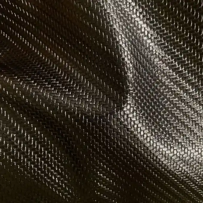 Gratis Versand Schwarzes Kunstleder in Flechtoptik, 140 cm Breite – Oeko-tex