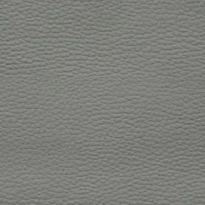 Dickes Kunstleder feuerfest Polsterstoff Hellgrau Abverkauf