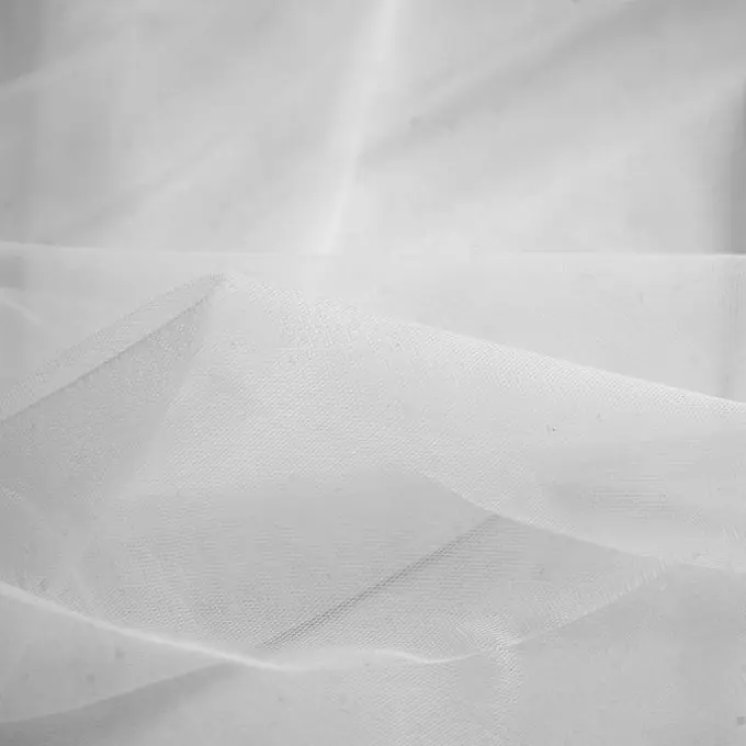 Top-Angebot Elastischer Tüll, seidenweiß, große Breite 300 cm