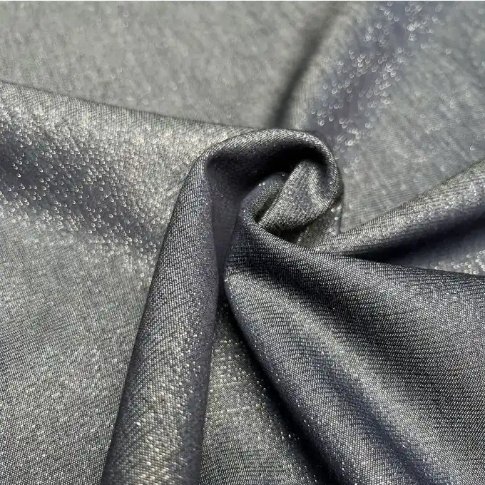 Meistverkauft Chambray glänzend Marineblau