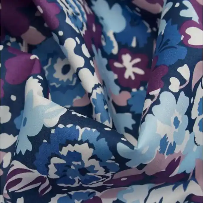 Angebot Popeline Baumwolle Liberty Gloria Lomo Blau