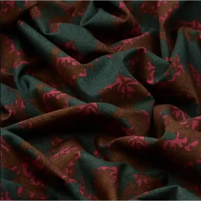 Limited Edition Popeline Baumwolle Liberty Laura’s Reverie Tannengrün