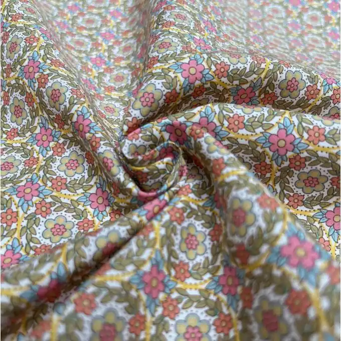 Stoff Liberty Jessie’s Jewel Grün Rosa Direktkauf