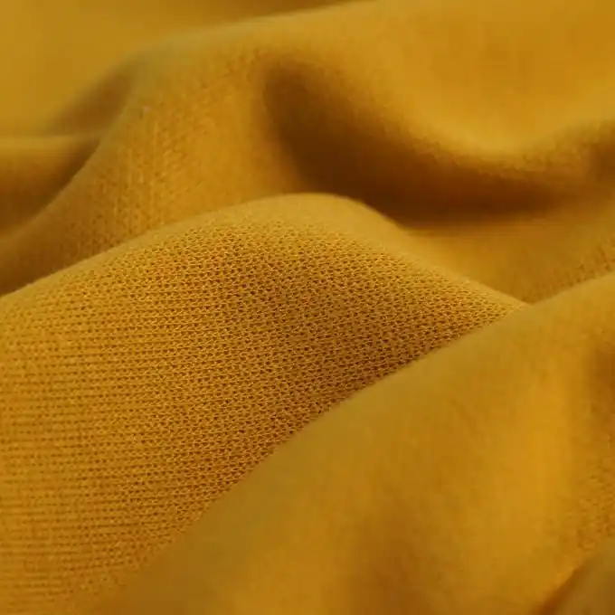 Preisreduziert Wollstoff Polyester Senfgelb