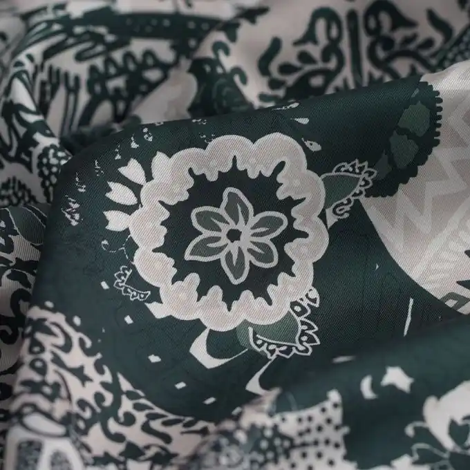 Twill recyceltes Polyester indisch beige Top-Angebot