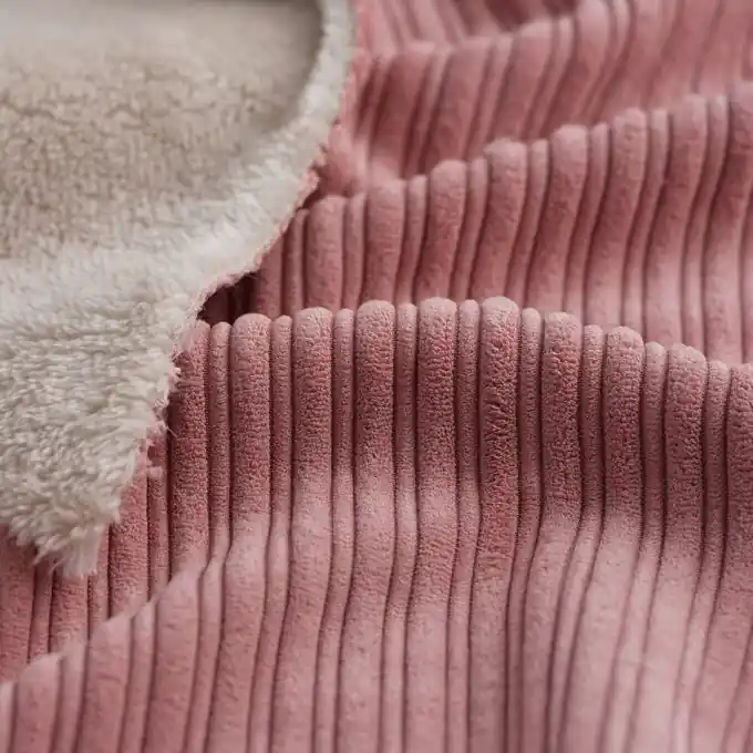 Sherpa-Stoff / Cord rosa Top-Angebot