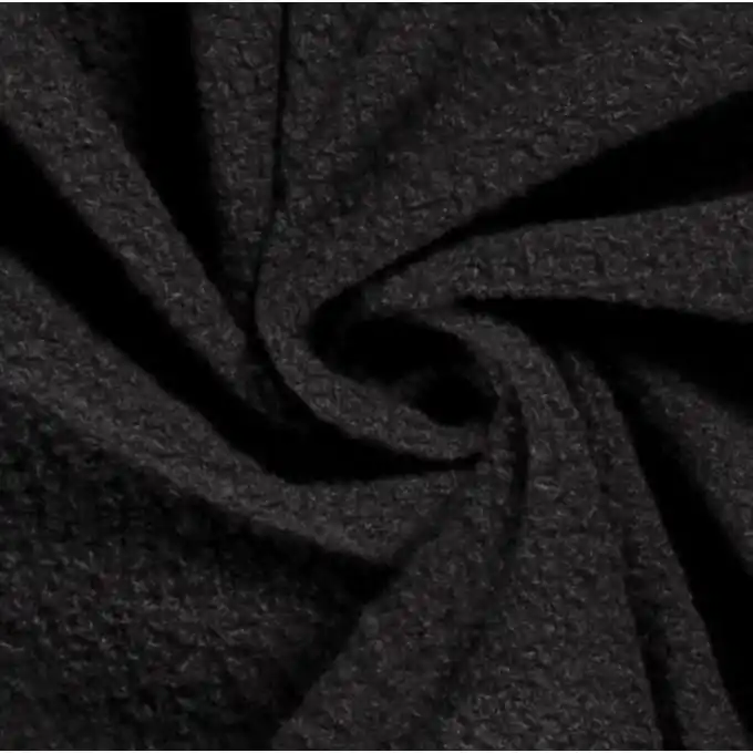 Bouclé-Wollstoff dunkelgrau Direkt Vom Hersteller