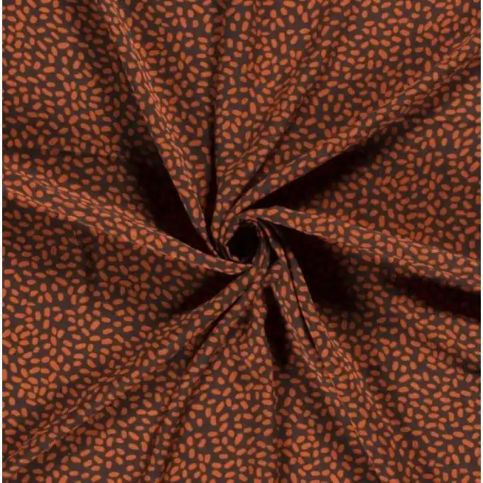 Geprüft Viskose-Kreppstoff orange