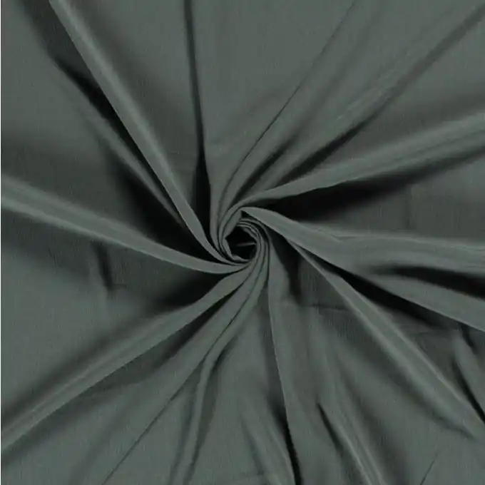 Neuheit Kreppstoff Viskose einfarbig waldgrün