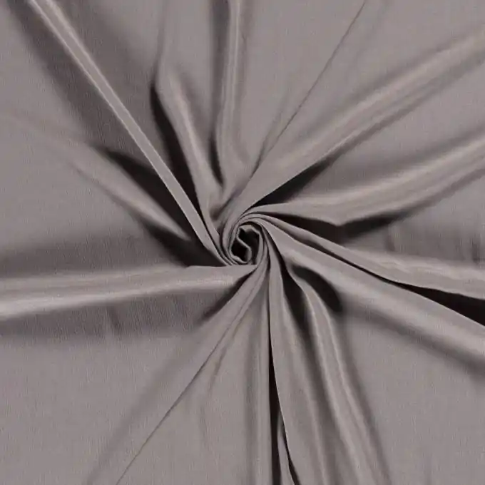 Nur Heute Kreppstoff Viskose einfarbig grau