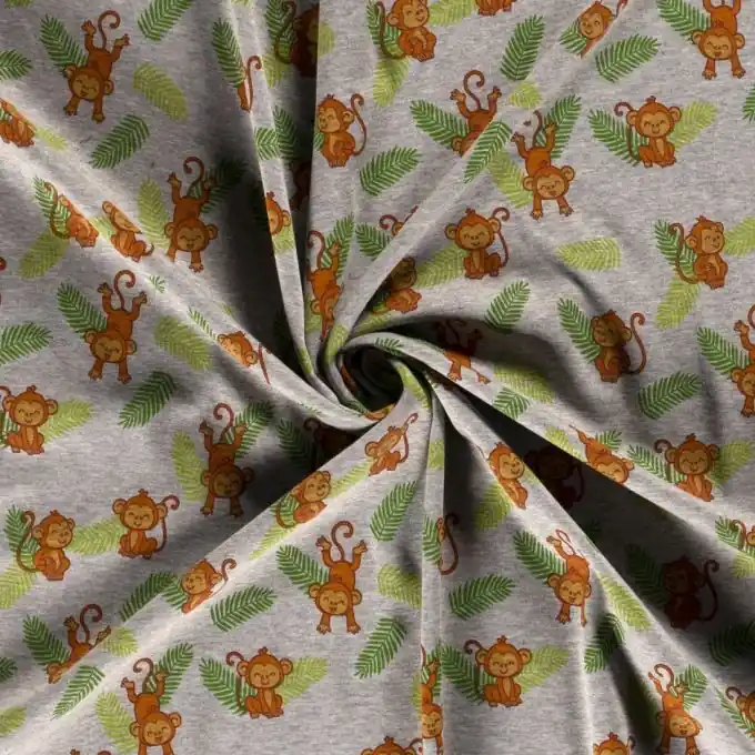 Alpenfleece Affen Grau Bestpreis