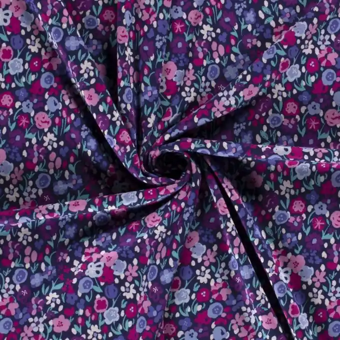 Jetzt Zugreifen Alpfleece Blumen lila