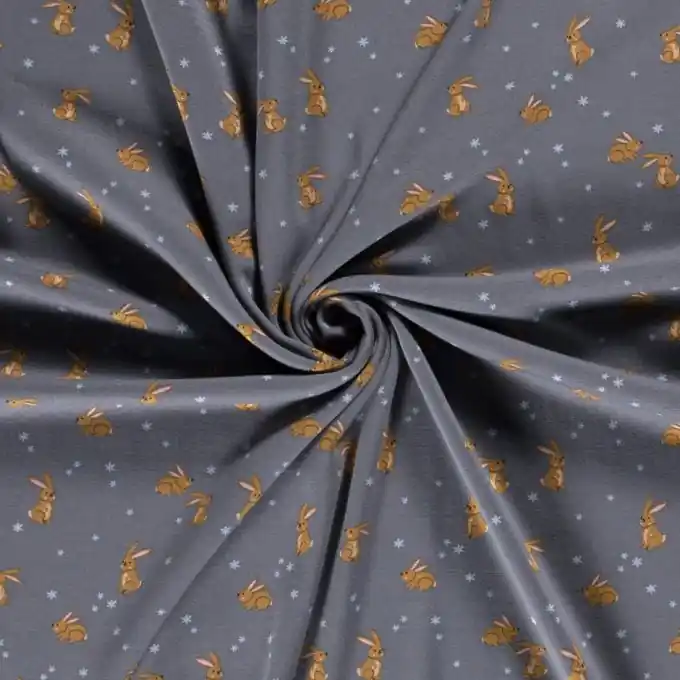 Alpfleece Hasen indigoblau Markenware