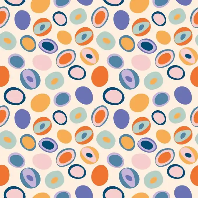 Baumwolljersey Murmeln lachsfarben Heißes Angebot