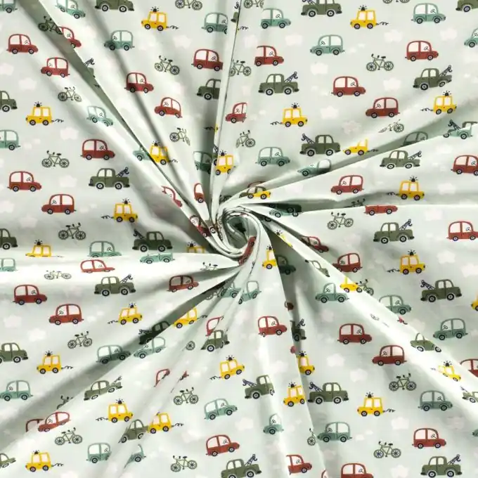 Neue Ware Baumwolljersey Stadtverkehr mintgrün