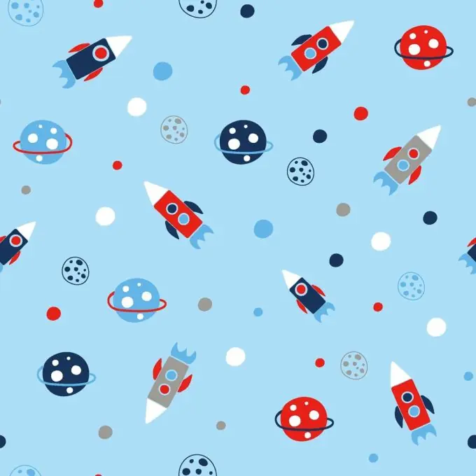 Schnäppchen Baumwolljersey Raketen babyblau